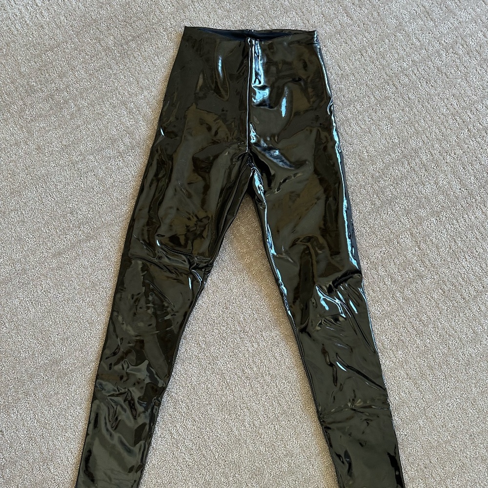Spanx Faux Patent Leather Leggings